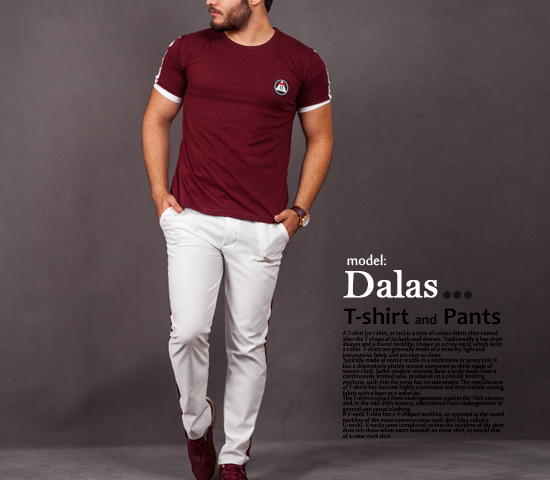 ست تیشرت شلوار مدل Dalas