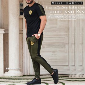 ست تیشرت شلوار مردانه مدل Darkub مشکی