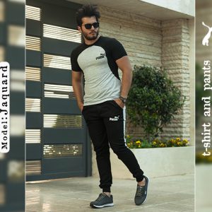 ست تیشرت شلوار puma مدل Jaquard