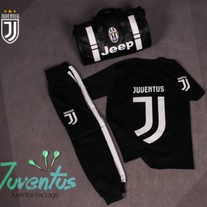 پکیج ست تیشرت شلوار ساک ورزشی Juventus