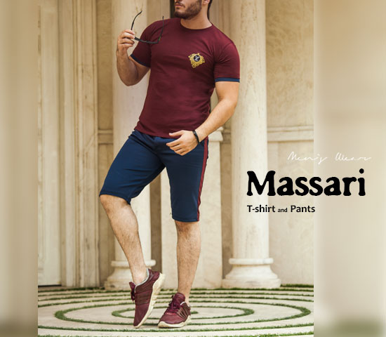 ست تیشرت شلوارک مدل Massari