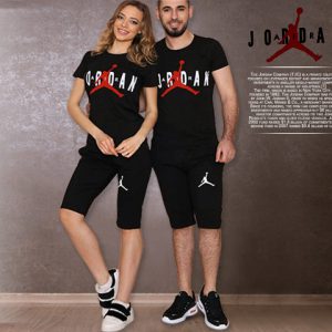 ست تیشرت زنانه مردانه مدل jordan