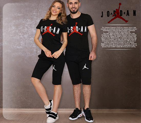ست تیشرت زنانه مردانه مدل jordan