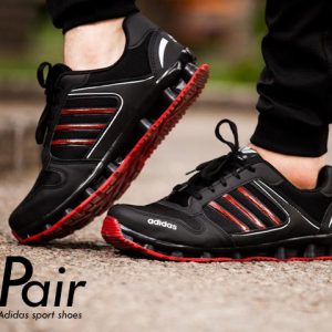 کفش مردانه Adidas مدل Pair مشکی قرمز