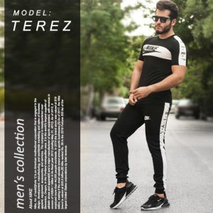 ست تیشرت شلوار Nike مدل Terez مشکی سفید