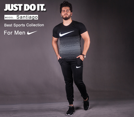 ست تیشرت شلوار مردانه nike مدل Santiago