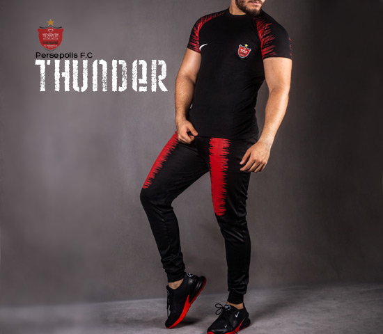 ست تیشرت شلوار پرسپولیس مدل Thunder
