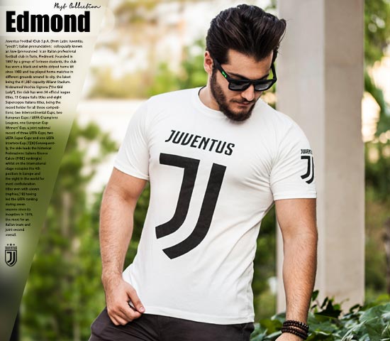تیشرت Juventus مدل Edmond سفید