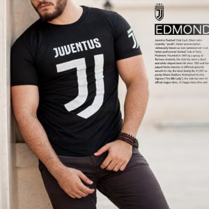 تیشرتJuventus مدل Edmond مشکی