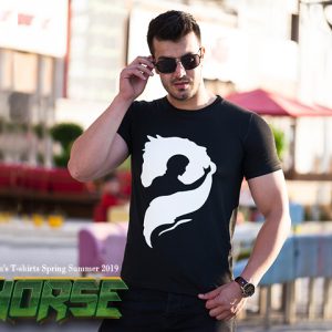 تیشرت مردانه مدل horse