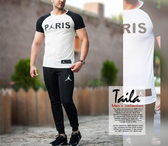 ست تیشرت شلوار Paris مدل Taila