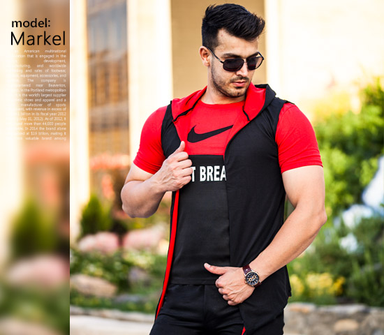 ست هودی تیشرت مردانه Nike مدل Markel