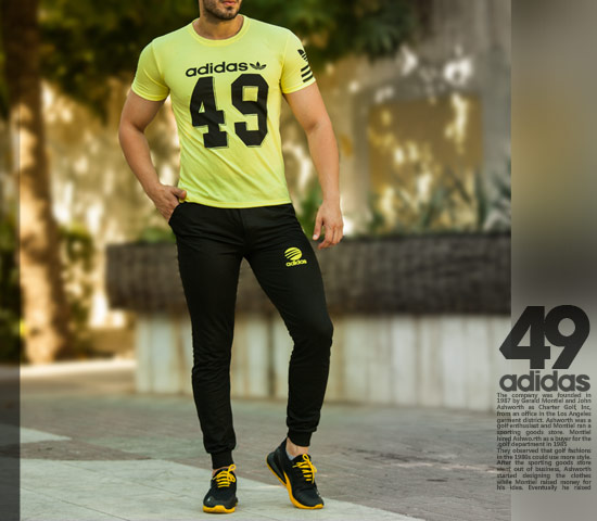 ست تیشرت شلوار مردانهAdidas مدل 49