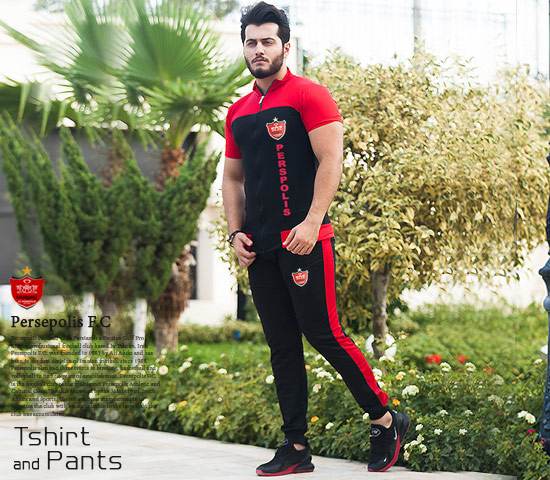 ست تیشرت شلوار مردانه پرسپولیس مدل Modrick