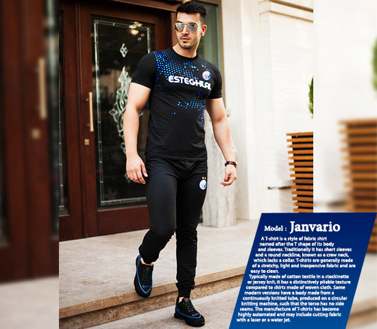 ست تیشرت شلوار استقلال مدل Janvario