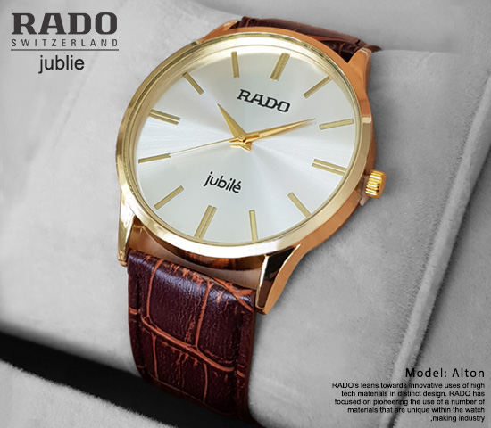 ساعت مچی Rado مدل Alton قهوه ای
