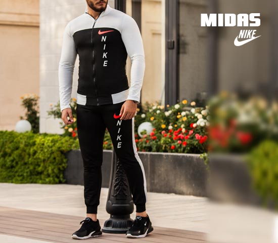 ست سویشرت شلوار مردانه Nike مدل Midas سفید