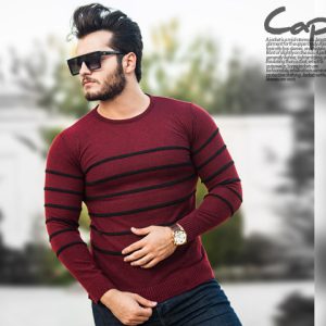 بافت مردانه مدل Cap زرشکی
