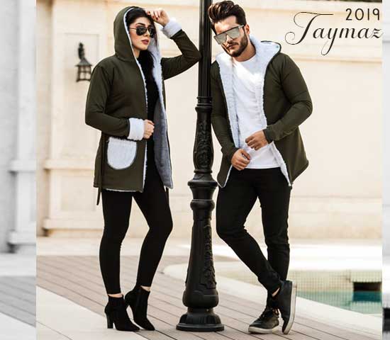 ست هودی زنانه مردانه مدل Taymaz