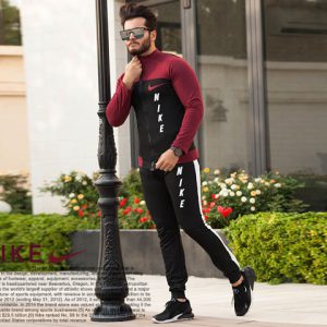 ست سویشرت شلوار مردانه Nike مدل Midas زرشکی