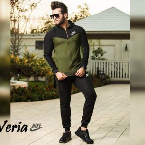 ست سویشرت شلوار مردانه Nike مدل Veria سبز