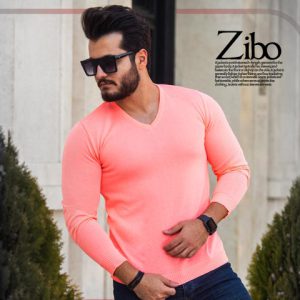 بافت مردانه مدل Zibo گلبهی