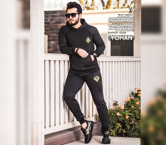 ست سویشرت شلوار مردانه Lv مدل Yohan