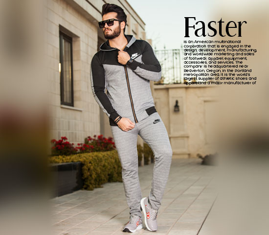 ست سویشرت شلوار مردانه مدل Faster