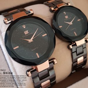 ست ساعت مچی Collection مدل Shine مسی مشکی