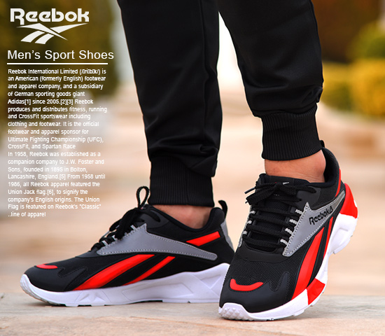 کفش مردانه reebok مدل hanz قرمز