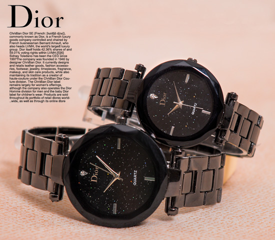 ست ساعت مچی مدل Dior مشکی