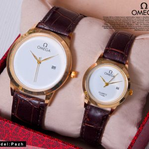 ست ساعت مچی مردانه زنانه مدل Omega