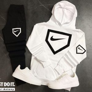 ست سویشرت شلوار مردانه Nike مدل Antony سفید