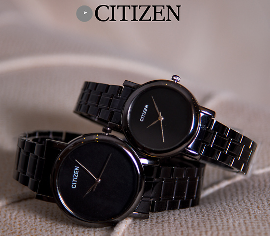 ست ساعت مچی مردانه زنانه Citizen مدل Roxa