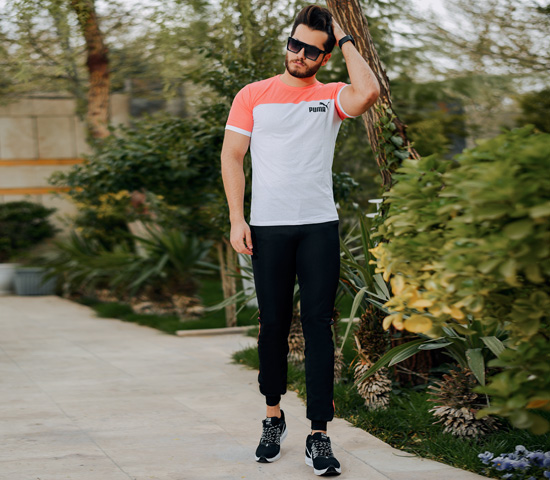 ست تیشرت شلوار مردانه Puma مدل Amous