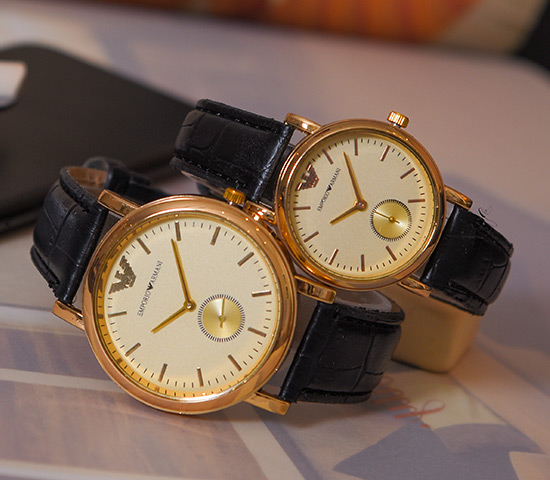 ست ساعت مچی Emporio مدل Eagle بند مشکی