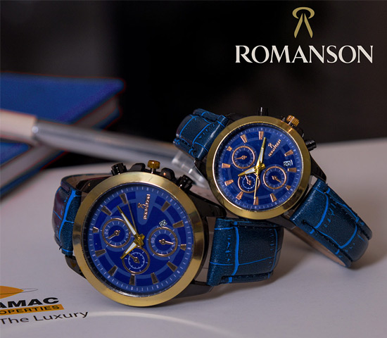 ست ساعت مچی Romanson مدل Otela Plus آبی