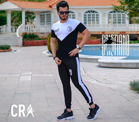 ست تیشرت شلوار مردانه Cr7 مدل Cris