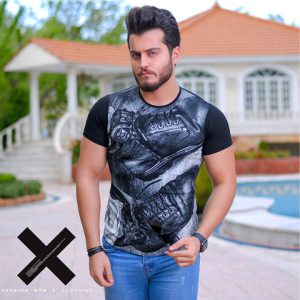 تیشرت مردانه 3بعدی مدل Shoes