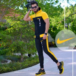 ست تیشرت شلوار مردانه Nike مدل Magic زرد