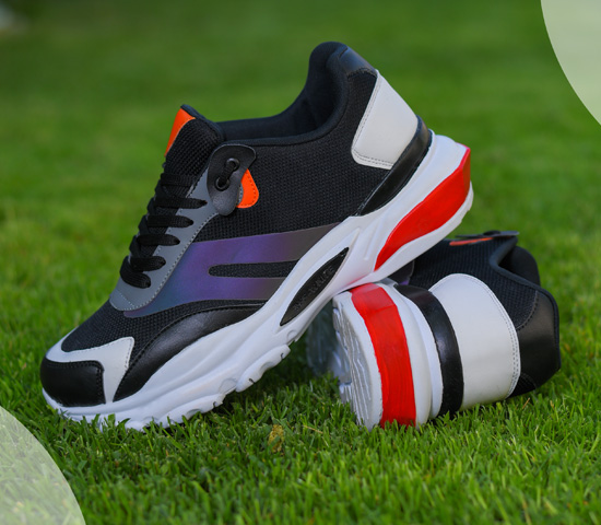 کفش مردانه Off white مدل Milito مشکی سفید