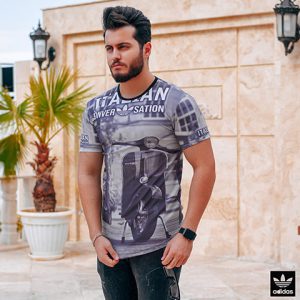 تیشرت مردانه Adidas مدل Cycle خاکستری