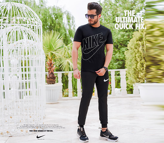 ست تیشرت شلوار Nike مدل Andre مشکی