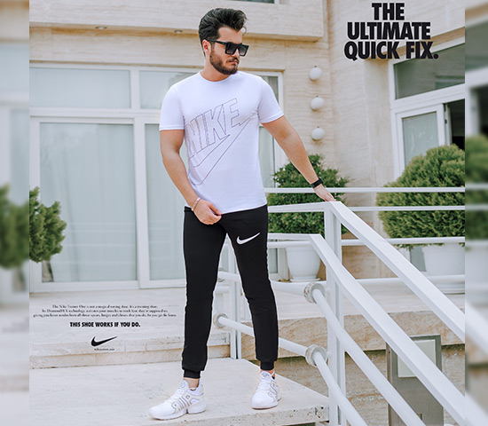 ست تیشرت شلوار Nike مدل Andre سفید