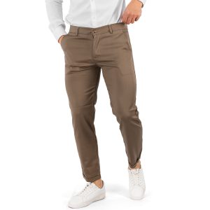 شلوار کتان راسته مردانه اسپرت مدل 43436