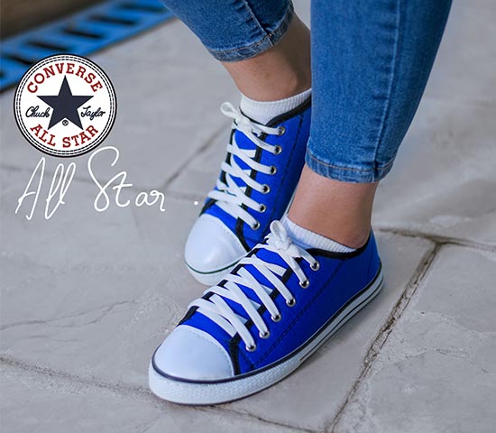 کفش زنانه مدل ALL STAR آبی