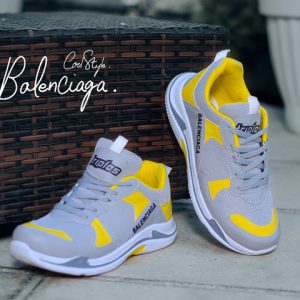 کفش مردانه مدل Balenciaga طوسی،زرد