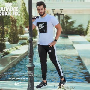 ست تیشرت شلوار Nike مدل Zilan سفید