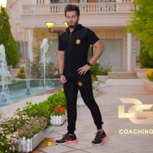 ست تیشرت شلوار زیپ دار مدل Kenz مشکی