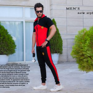 ست تیشرت شلوار زیپ دار مدل Daren